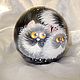 Cat with kittens A La cats Kim Haskins Music ball tumbler. Toys. Original painted Souvenirs and gift. My Livemaster. Фото №4