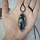 Кулон с дендритовым агатом wire wrap. Кулон. Selena Di украшения wire wrap. Интернет-магазин Ярмарка Мастеров.  Фото №2