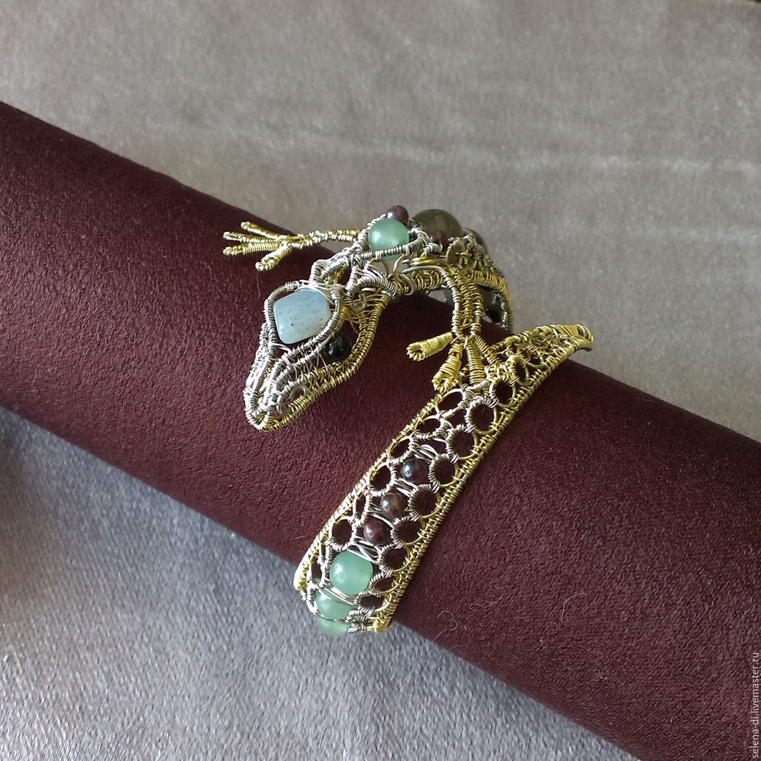 bracelet lizard – shop online on Livemaster with shipping - BCGKFCOM ...