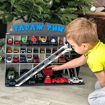 Детский гараж для машинок