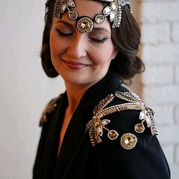 Украшения ручной работы. Ярмарка Мастеров - ручная работа Эполеты Gold dreams. Handmade.