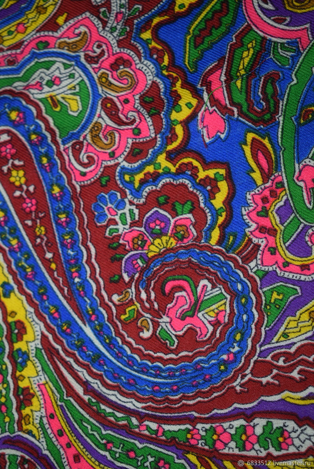 Шерсть: Караван павловопосадский лоскут, уплотненка купить в интернет ...