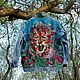 Order Denim Jacket with Embroidery Lion Project Fortitude Painting Decor. Karina-bro. Livemaster. . Outerwear Jackets Фото №3