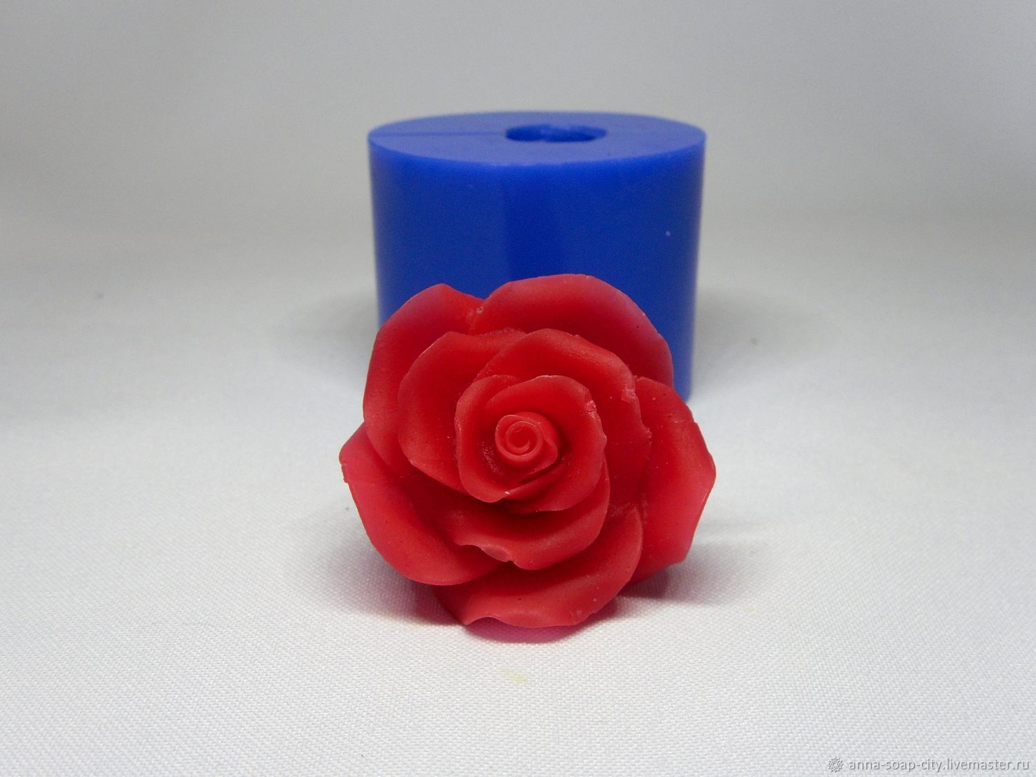 Silicone mold for soap and candles ' rose small', Form, Arkhangelsk,  Фото №1