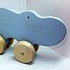 Wooden toy Hippo, Rolling Toys, Zheleznodorozhny,  Фото №1