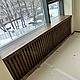 Заказать Подоконник и экран на батарею из дуба. WOOD LOFT (woodloftmsk). Ярмарка Мастеров. . Полки Фото №3