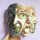 Three-faced interior Mask, Wall-mounted Emotion Mask. Interior masks. Author's sculpture decor. Online shopping on My Livemaster.  Фото №2