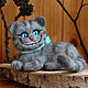 Cheshire cat lying. Stuffed Toys. ToysMari (handmademari). Интернет-магазин Ярмарка Мастеров.  Фото №2