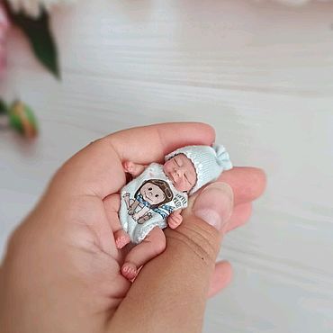 Куклы и игрушки ручной работы. Ярмарка Мастеров - ручная работа Силиконовый малыш 5 см. Handmade.