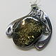 Heavy large Pendant Silver Pendant with pyrite Druse. Pendant. Tatiana Jewelerstar. Online shopping on My Livemaster.  Фото №2