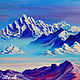 The picture with the mountains 'Soaring Himalayas' oil on canvas, Pictures, Voronezh,  Фото №1