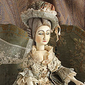 Маргарет I, деревянная кукла времен Королевы Анны