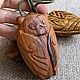 Кулоны-антистресс: цикады. Статуэтка. Repinwood - лавка Сергея Репина. Ярмарка Мастеров.  Фото №5
