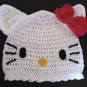 Работы для детей, handmade. Livemaster - original item HAT-CAT 