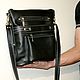 Women's bag 'Orpheus' genuine leather black color. Crossbody bag. J.P.-Handmade Designer Bags. Online shopping on My Livemaster.  Фото №2