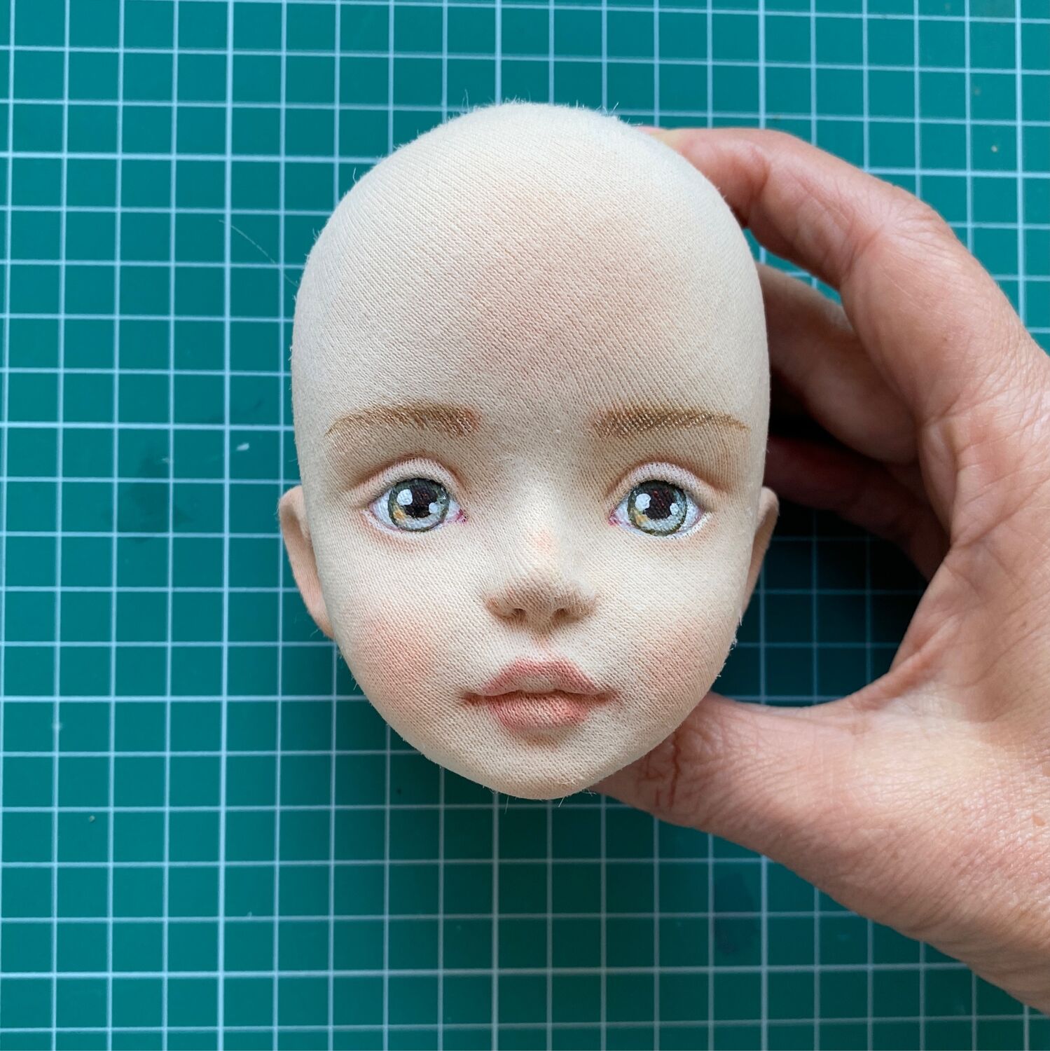 МК,,Голова для куклы,, в интернет-магазине Ярмарка Мастеров по цене ...