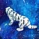 Голубой тигр. Интерьерная кукла. Dashiktoys. Ярмарка Мастеров.  Фото №4