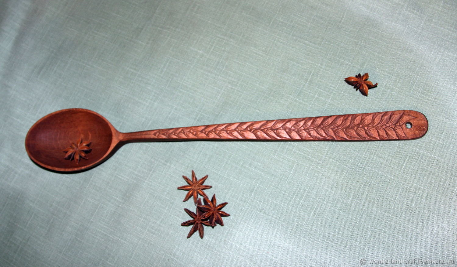 Ложка - черпалка деревянная резная, обережная в интернет-магазине на ...