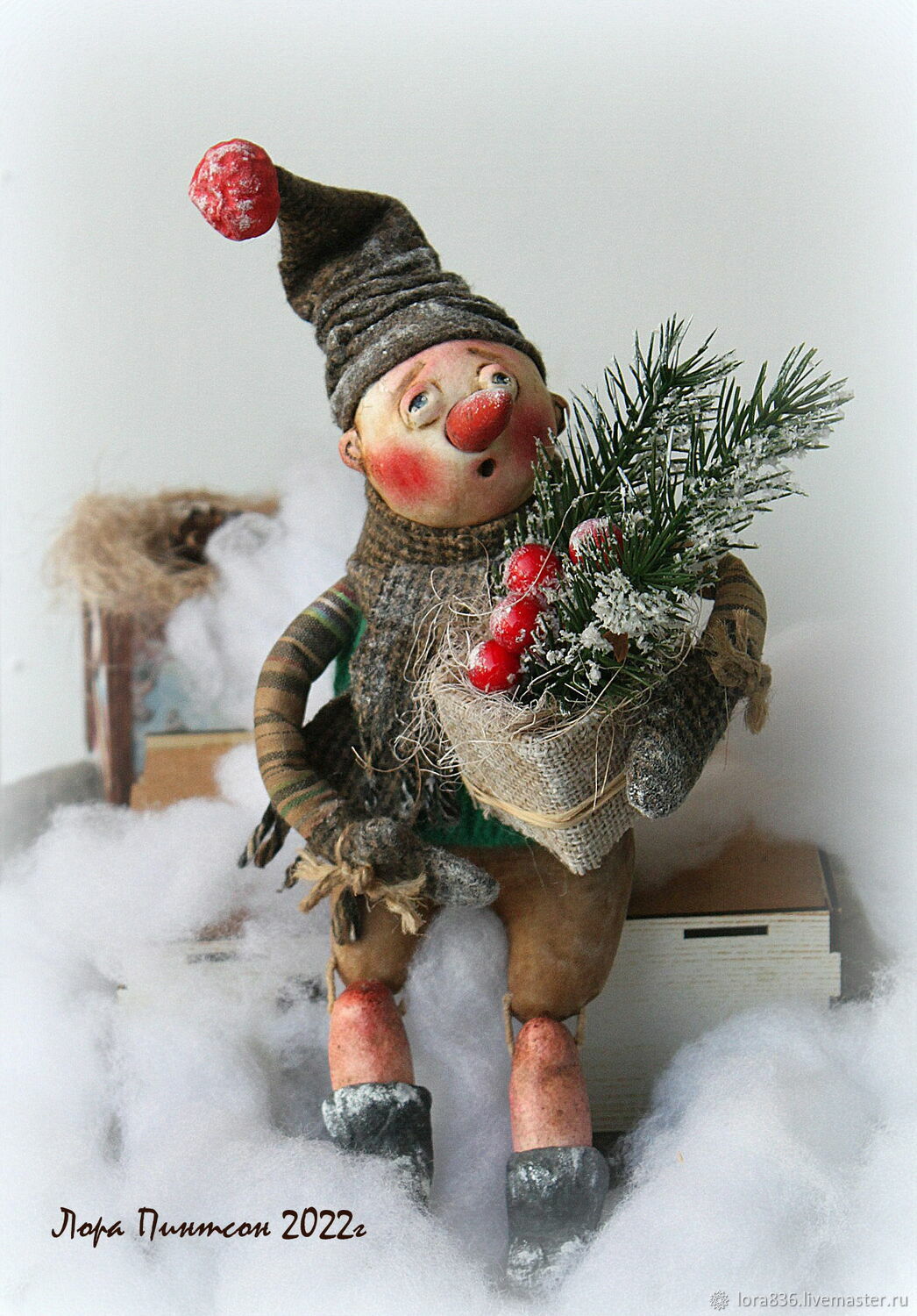 Snowman Mike, Interior doll, Volzhsky,  Фото №1