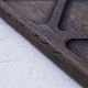 Rectangular menagerie made of oak, color ' charcoal'. Scissors. derevyannaya-masterskaya-yasen (yasen-wood). My Livemaster. Фото №6