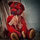 Teddy bears: red Teddy bear, Teddy Bears, Karpinsk,  Фото №1