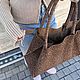 Заказать Шоппер из замши. Shapely Bags - Сумки с душой Питера. Ярмарка Мастеров. . Сумка-шоппер Фото №3