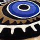  Ковер глаз 114см на 74см. Ковры. Tattoo-seagull-rugs-and-stickers. Интернет-магазин Ярмарка Мастеров.  Фото №2