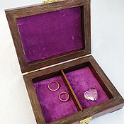 Свадебный салон handmade. Livemaster - original item Ring Box Duet. Handmade.