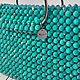 Сумочки из бусин "GREEN ". Классическая сумка. Anastasiahandbag. Ярмарка Мастеров.  Фото №7