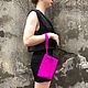 Клатч из кожи питона фуксия. Клатчи. Vbags. Ярмарка Мастеров.  Фото №4
