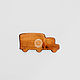 Wooden menagerie 'Truck' made of cedar MG240. Scissors. ART OF SIBERIA. My Livemaster. Фото №5