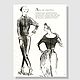Винтаж: Иллюстрация VOGUE BRITISH, январь, 1954 г. (67 лет), Журналы винтажные, Москва,  Фото №1
