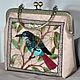 The author's handbag 'My little bird', Crossbody bag, Tver,  Фото №1