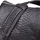 Sports/travel bag, made of genuine python leather!. Sports bag. SHOES&BAGS. My Livemaster. Фото №5