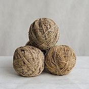 Материалы для творчества handmade. Livemaster - original item Unpainted handmade yarn (100% hemp), 100g. Handmade.