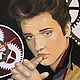 Заказать "Elvis" картина маслом на холсте для дома в интерьер. Стильные картины Дарьи Савельевой. Ярмарка Мастеров. . Картины Фото №3