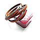Multi-row genuine leather bracelet with a tight pigtail. Cord bracelet. Brave. Online shopping on My Livemaster.  Фото №2