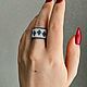 Кольцо из японского бисера. Кольца. Joyas_shop. Интернет-магазин Ярмарка Мастеров.  Фото №2