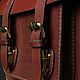 Заказать Мини портфель из натуральной кожи!. Shein LeatherCraft/Шьем из кожи!. Ярмарка Мастеров. . Портфель Фото №3