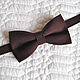 Chocolate butterfly tie for sweet chocolate weddings!
