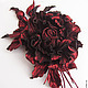 the decoration of leather brooch 
 brooch leather flower 
 decoration flower rose 
decoration leather brooch 
 leather rose black,brooch hair clip leather flower brooch hairpin leather rose  
