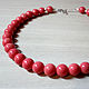 Order A necklace of pearls of Majorca Coral. nataligem (nataligem). Livemaster. . Beads2 Фото №3