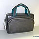 Leather bag ' Grey reptile'. Classic Bag. Sergei. Online shopping on My Livemaster.  Фото №2