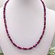 Natural Ruby Beads / Cut Necklace. Beads2. naturalkavni. My Livemaster. Фото №5