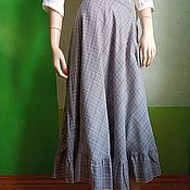 Одежда handmade. Livemaster - original item MIDI skirt in a cage. Handmade.