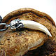 Pendant, amulet, talisman, the Fang of the wolf, the crocodile (natural) Skull M7. Pendants. Urbanstyle. My Livemaster. Фото №5