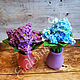 Order 'Lilac bouquet in a vase 'souvenir soap flowers' March 8. Edenicsoap - soap candles sachets. Livemaster. . Soap Фото №3