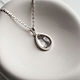 Заказать Серебряная подвеска Капля с горным хрусталем. Jam Jewelry. Ярмарка Мастеров. . Колье Фото №3