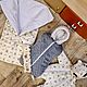 Комплект на Выписку для Прогулок Набор одежды для Малышей. Комплект одежды для выписки. Конверт на Выписку. Ярмарка Мастеров.  Фото №5