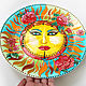 'Summer' from the series Seasons decorative Plate on the wall. Plates. Art by Tanya Shest. My Livemaster. Фото №5